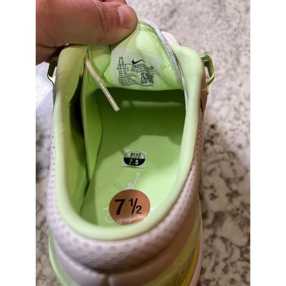 Jordan Golf Shoes Mens 7.5‎ White Neon Green Spiked Athletic Sneakers DM0732100